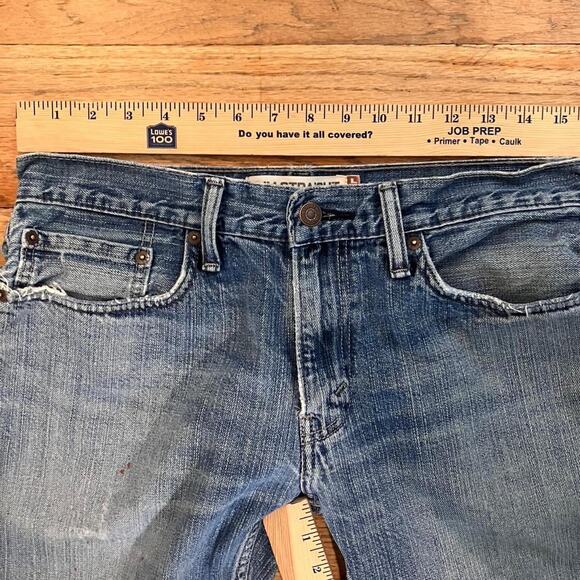 Vintage Y2K Levi’s 514 Blue Denim Distressed‎ Jeans - Picture 6 of 7